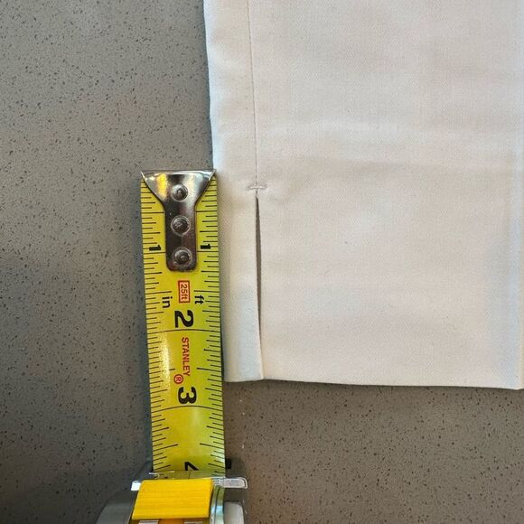 Tory Burch Women's White Slit Hem Cotton Blend Pants size 4 - Picture 14 of 14